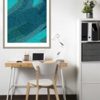 Abstract art poster