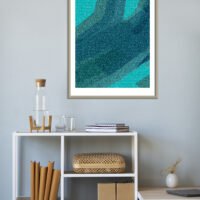 Abstract art poster