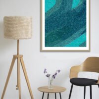 Abstract art poster