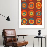 Picture frame by a reading coffee table in a living room