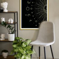 Lunar phases artwork