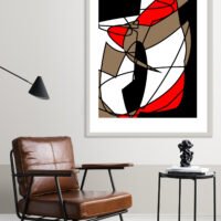 Picture frame by a reading coffee table in a living room